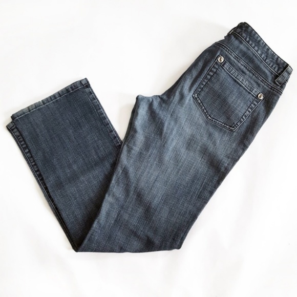 Michael Kors Denim - Michael Kors Womens Straight Leg Jeans 8 Blue